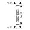 Mynd af Hansgrohe Sensoflex sturtubarki 160cm Króm