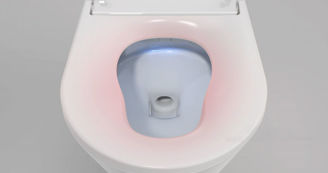 Mynd af AQUASMART skolklósett með upphitaðri setu