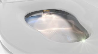 Mynd af AQUASMART skolklósett með upphitaðri setu