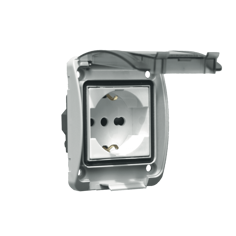 Mynd af Tengill innf. 230V 16A Schuko IP66
