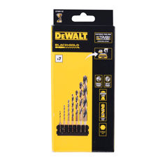Mynd af DEWALT Tough Case borbitasett HSS