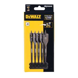 Mynd af DEWALT Tough Case borbitasett Spaðaborar