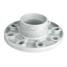 Mynd af Flangsi 2 1/2" m/Grópuðum suðustút - Galvaniserað