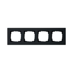 Mynd af Rammi 4f. E2 Svartur Flush