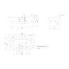 Mynd af Knief NEO baðkar 1700x800x600mm Hvítur