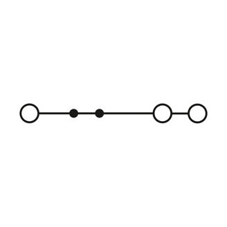 Mynd af Raðtengi XT 2,5 TWIN Grátt 2,5mm²