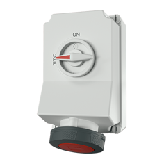 Mynd af CEE Tengill + Rofi 63A 5P 400V IP67