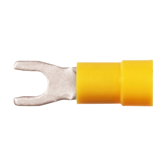 Mynd af Gaffalskór Gulur M5 4-6mm² (10stk)