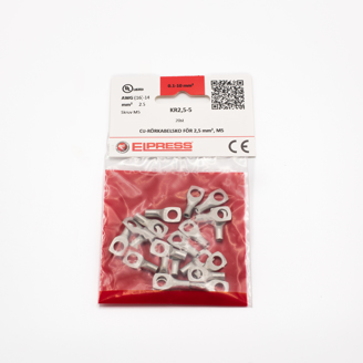 Mynd af Strengskór Cu M5 2,5mm² (20 stk)