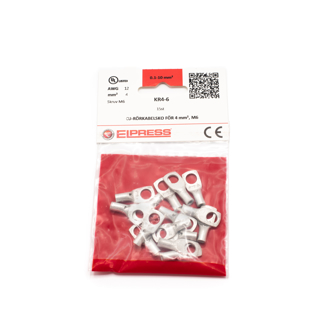 Mynd af Strengskór Cu M6 4mm² (15 stk)
