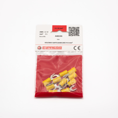 Mynd af Gaffalskór Gulur M5 4-6mm² (10stk)