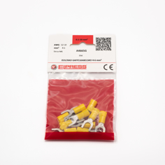 Mynd af Gaffalskór Gulur M6 4-6mm² (10stk)