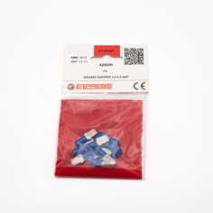 Mynd af Flatspaði Blár 1,5-2,5mm² (10stk)