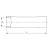Mynd af Tengihólkur 4-6mm² Gulur