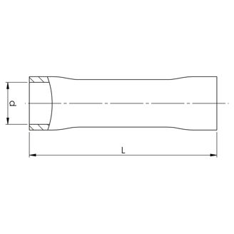 Mynd af Tengihólkur 0,75-1,5mm² Rauður