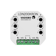 Mynd af Innfellidimmer í dós 2x100w án núll