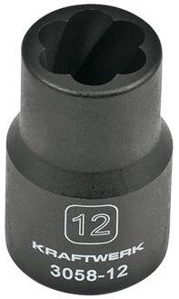 Mynd af Toppur 1/2" 12mm fyrir skemmdan haus