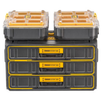 Mynd af DEWALT TOUGHSYSTEM 2.0 Taska með 3 skúffum
