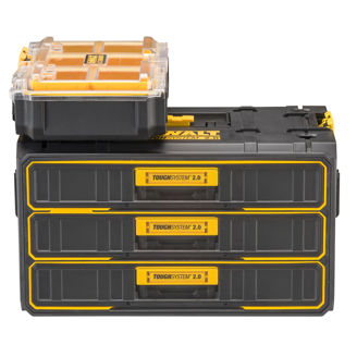 Mynd af DEWALT TOUGHSYSTEM 2.0 Taska með 3 skúffum