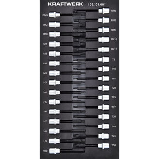 Mynd af Bakki í skáp BT Line Torx 30 stk.