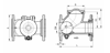 Mynd af Einstreymisloki Hawle m. Bolta DN300 PN16