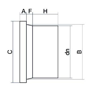 Mynd af Flangskragi DN200 SDR11