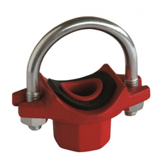 Mynd af Klemmuté U-járn 1 1/2" x 1" Rautt
