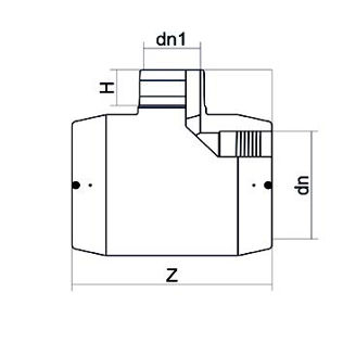 Mynd af Rafsuðu Té Minnkandi DN160-110 SDR11