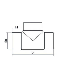 Mynd af Rafsuðu Té DN50 SDR11