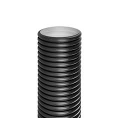 Mynd af Rör 250x6000mm Riffluð SN8 Sv.