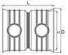 Mynd af Magnacor Múffa DN250