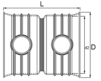 Mynd af Magnacor Múffa DN400