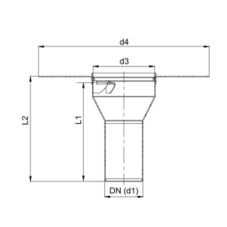 Mynd af ACO Niðurfall RF DN50