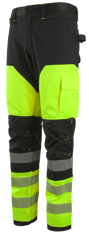 Mynd af KH 3572 Vinnubuxur 4-Way Stretch Hi-Vis