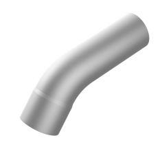 Mynd af Grövik Sökkulbeygja pr/par 70mm Silfurgrá