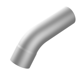 Mynd af Grövik Sökkulbeygja pr/par 70mm Silfurgrá