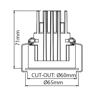 Mynd af Dea Amata S 620lm 2700K hvítt 60°