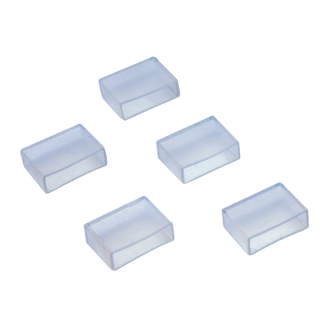 Mynd af End caps for IP65 + IP68 FLEX STRIPS (set with 5 pcs)