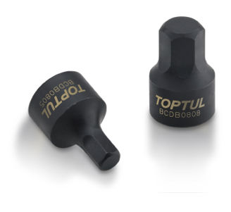 Mynd af Innansexkant 1/4" 7mm Svartur Toptul
