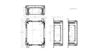 Mynd af NEO Skápur PC 42x32x15cm  Grátt lok