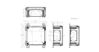 Mynd af NEO Skápur PC 32x32x15cm  Grátt lok