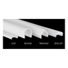 Mynd af Ljóshlíf S-Line FLAT OPAL 2m