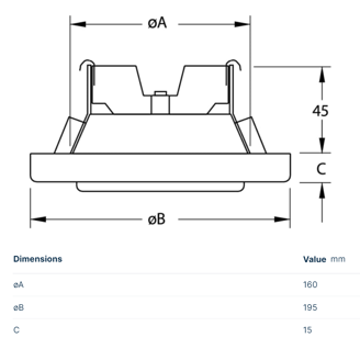 Mynd af Útsogsventill EFF 160mm Systemair