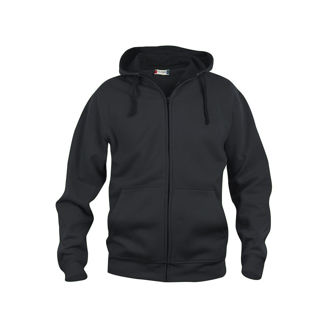 Mynd af Basic unisex hettupeysa með rennilás