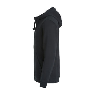 Mynd af Basic unisex hettupeysa með rennilás