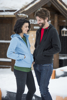 Mynd af Basic unisex hettupeysa með rennilás
