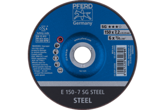 Mynd af Skurðarskífa SG STEELOX 150x7,2x22,23mm PFERD