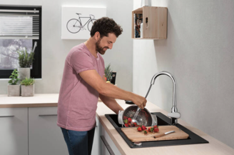 Mynd af Hansgrohe skurðarbretti F16 Eik