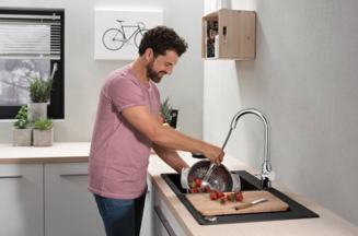 Mynd af Hansgrohe skurðarbretti F16 Eik