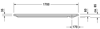 Mynd af Duravit sturtubotn D-Code 1700x750mm